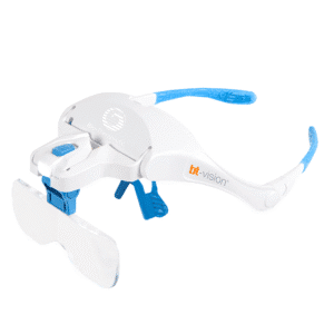 LED-valgustussüsteemiga suurendusprillid näonaha vaatamiseks